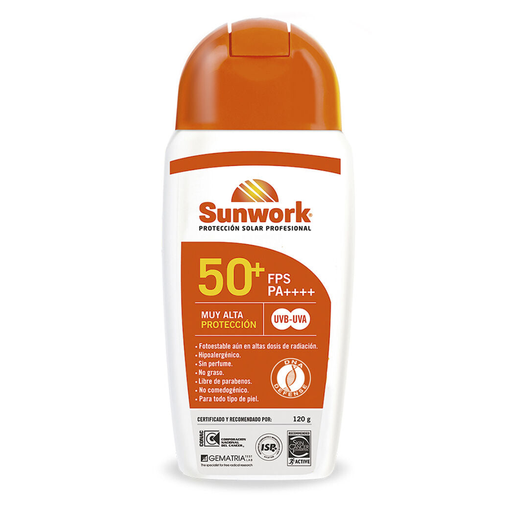 PROTECTOR SOLAR SUNWORK GEL FPS50+ 120 GRAMOS