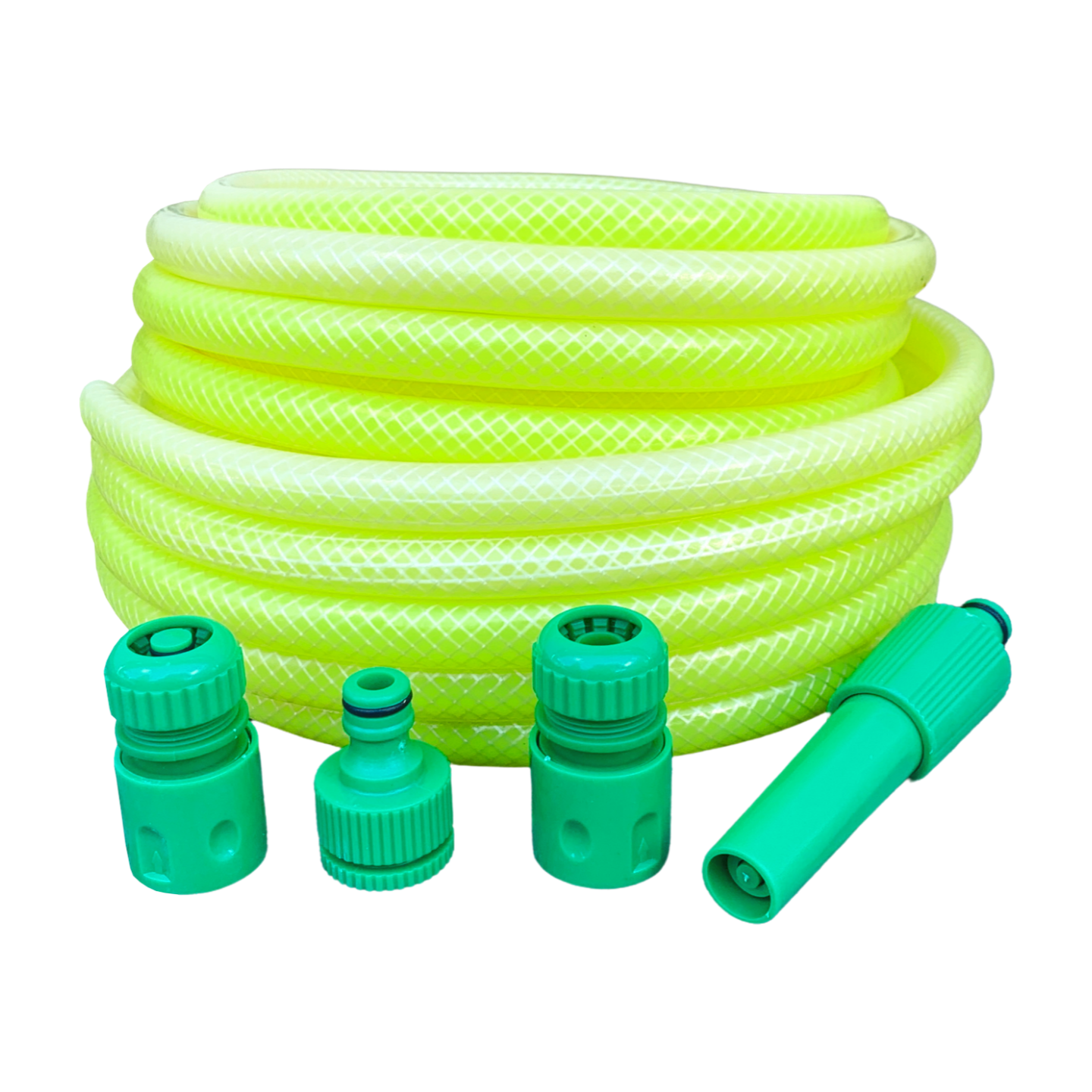 KIT MANGUERA TRENZADA FLUOR 5BAR 1/2X15M