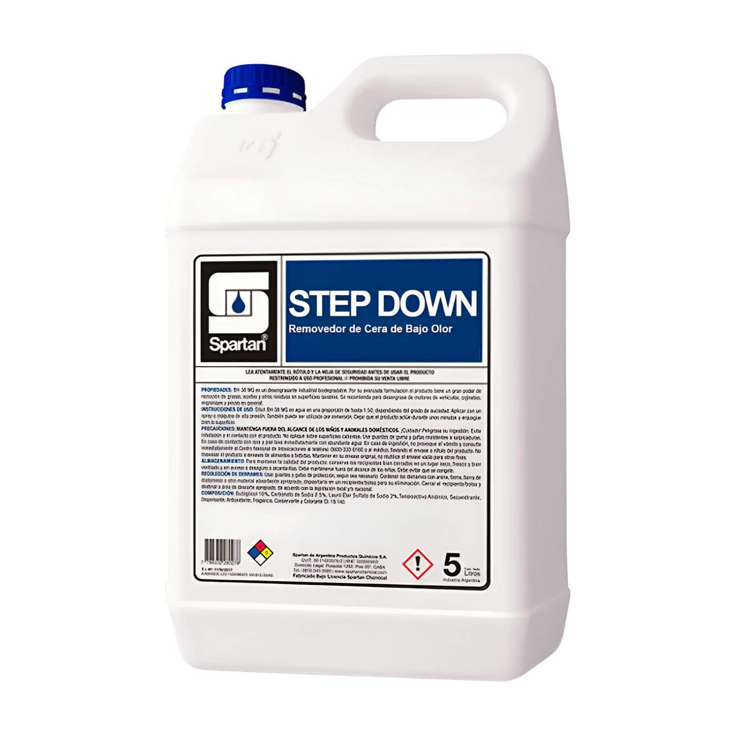 REMOVEDOR DE CERA STEP DOWN SPARTAN 5 KG.