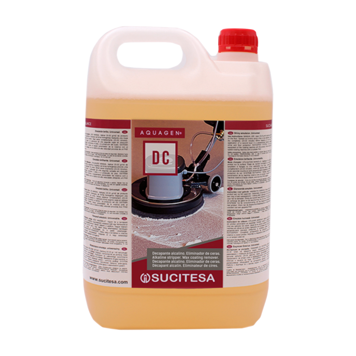 AQUAGEN DECAPANTE ALCALINO PARA PISOS BIDON 5 LITROS