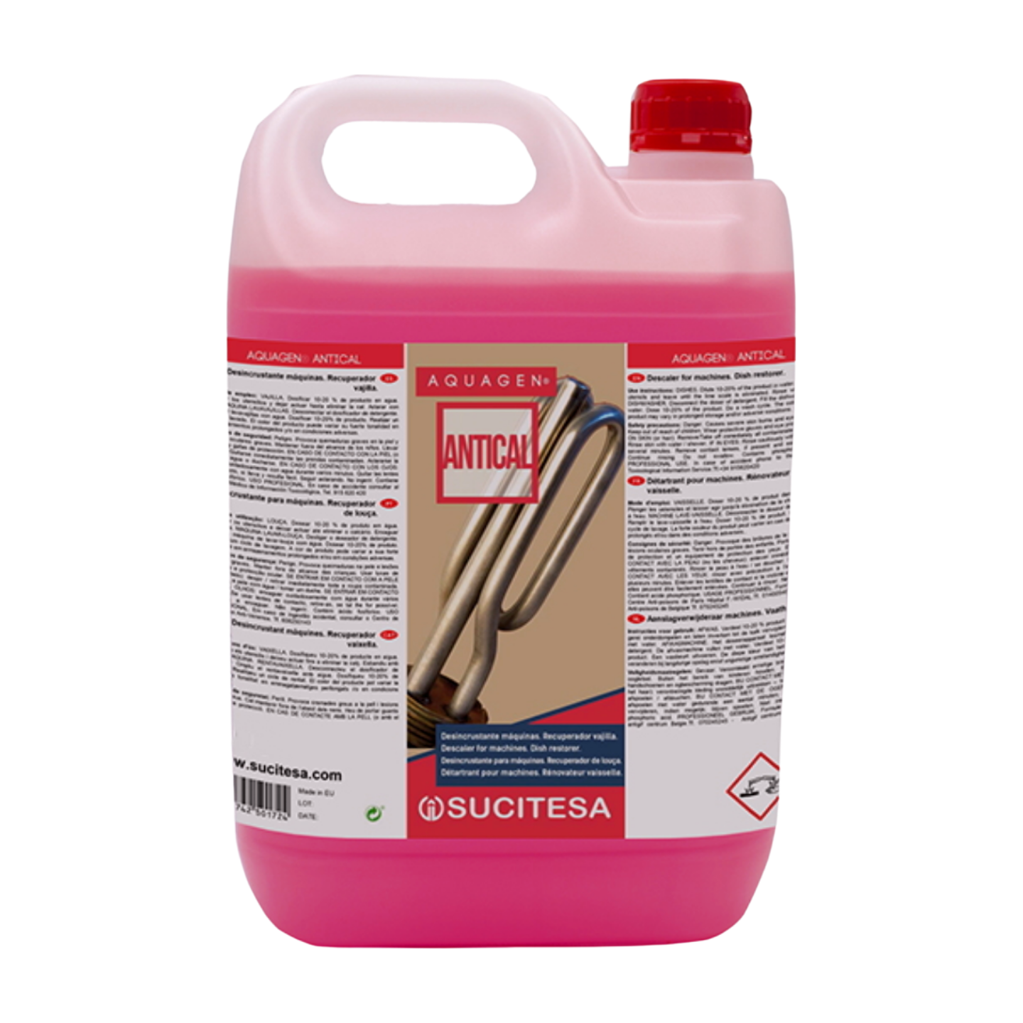 DESINCRUSTANTE AQUAGEN ANTICAL SUCITESA BP6 5 LTS