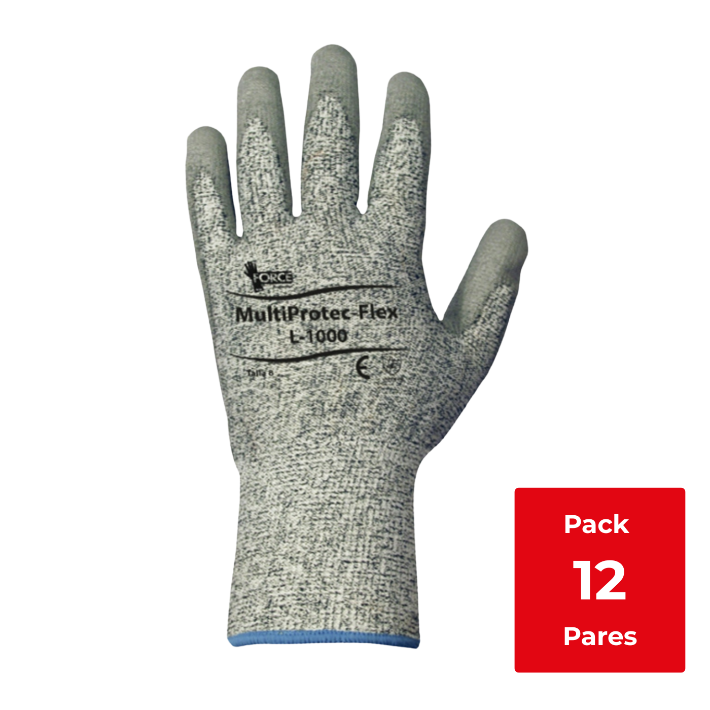 GUANTE DE SEGURIDAD MULTIPROTECT L-1000 - Pack 12