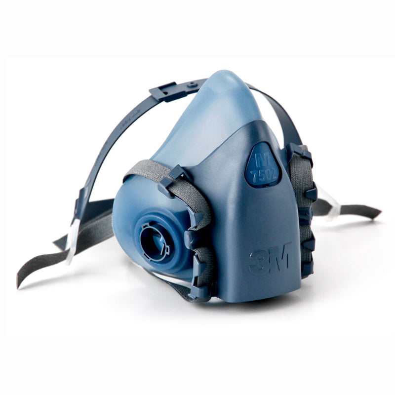 RESPIRADOR 2 VIAS 3M 7502 SILI. AZUL MED