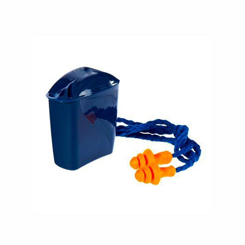 TAPON PARA OIDOS 1271 REUTILIZABLE CON CORDON Y CAJA