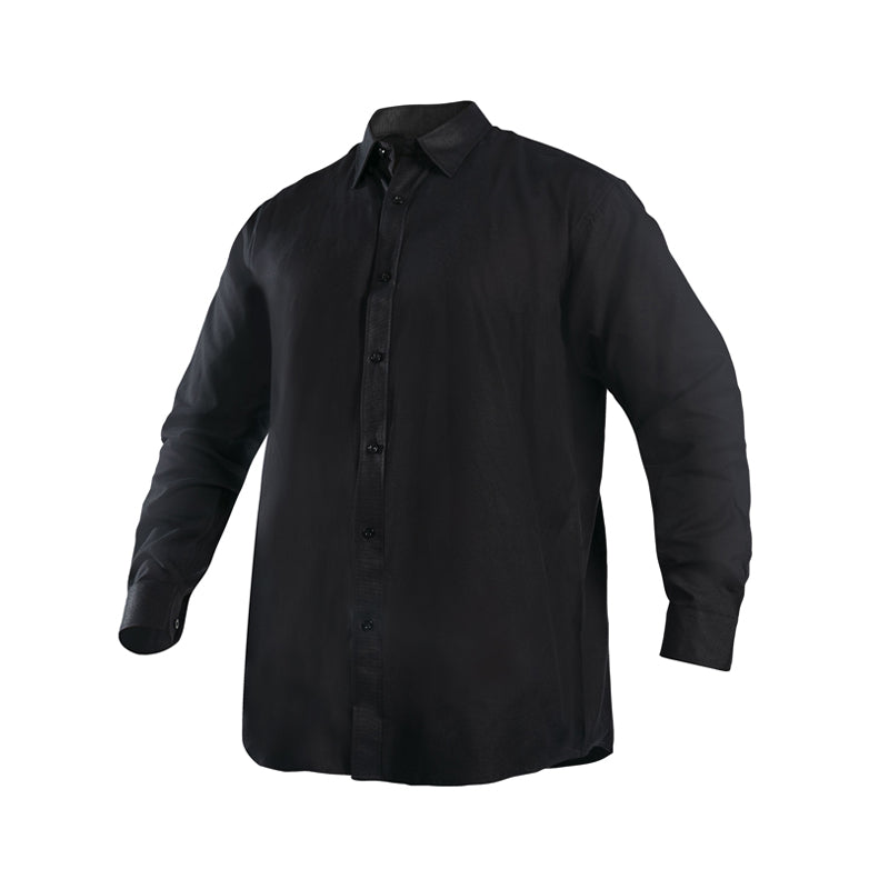 CAMISA OXFORD NEGRA M/LARGA