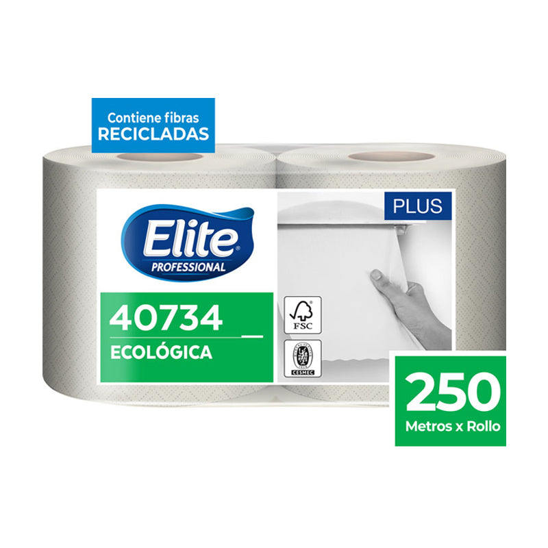 TOALLA ELITE PLUS ECOLOGICA 40734 2X250MTS