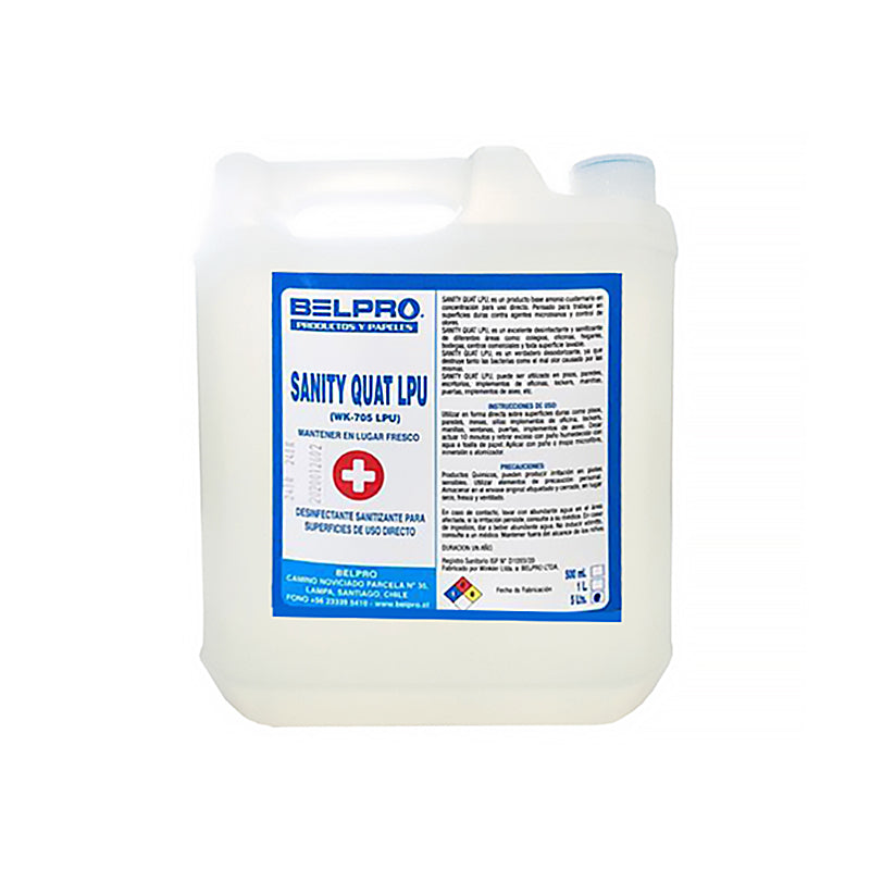 DESINFECTANTE SANITY QUAT LPU 5 LT