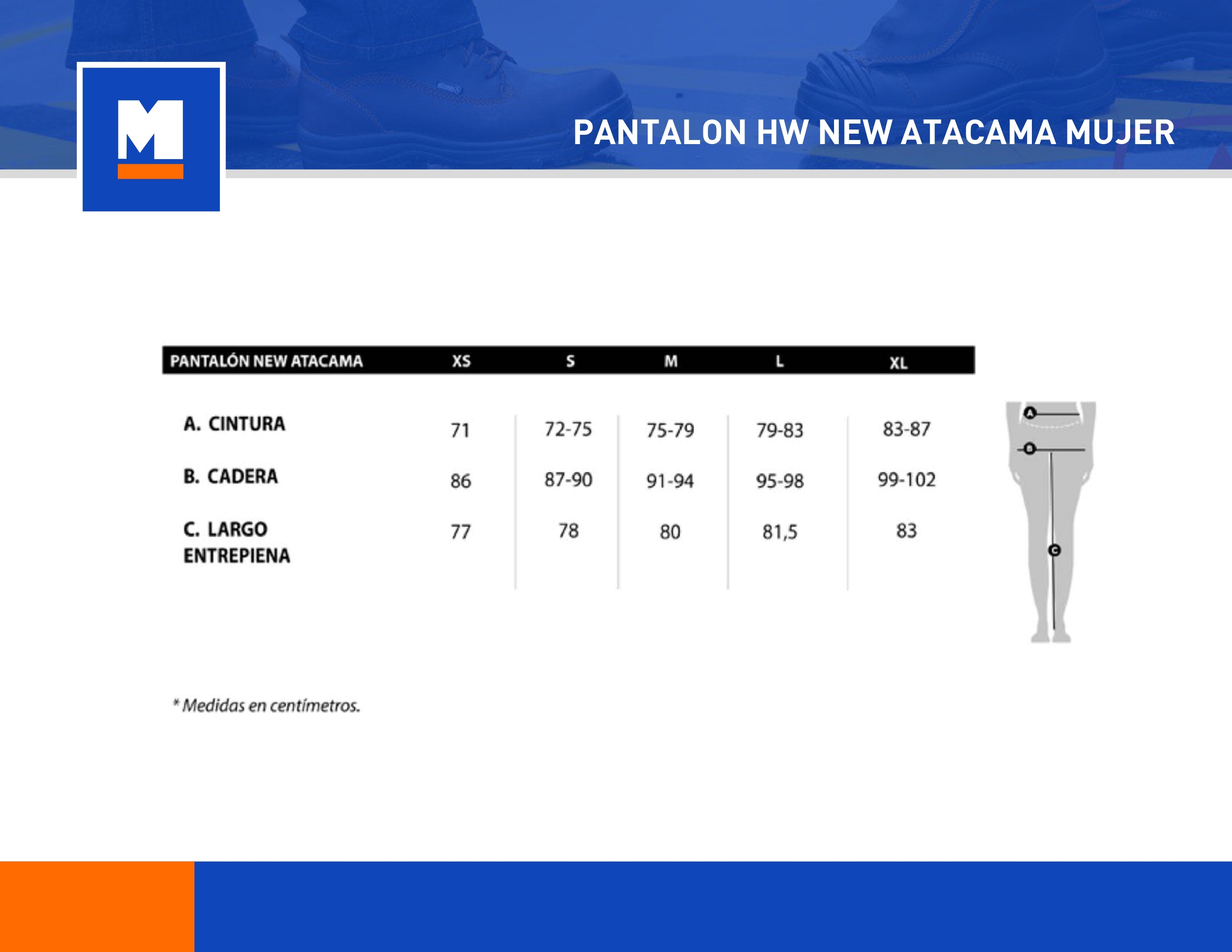 PANTALON HW NEW ATACAMA MUJER