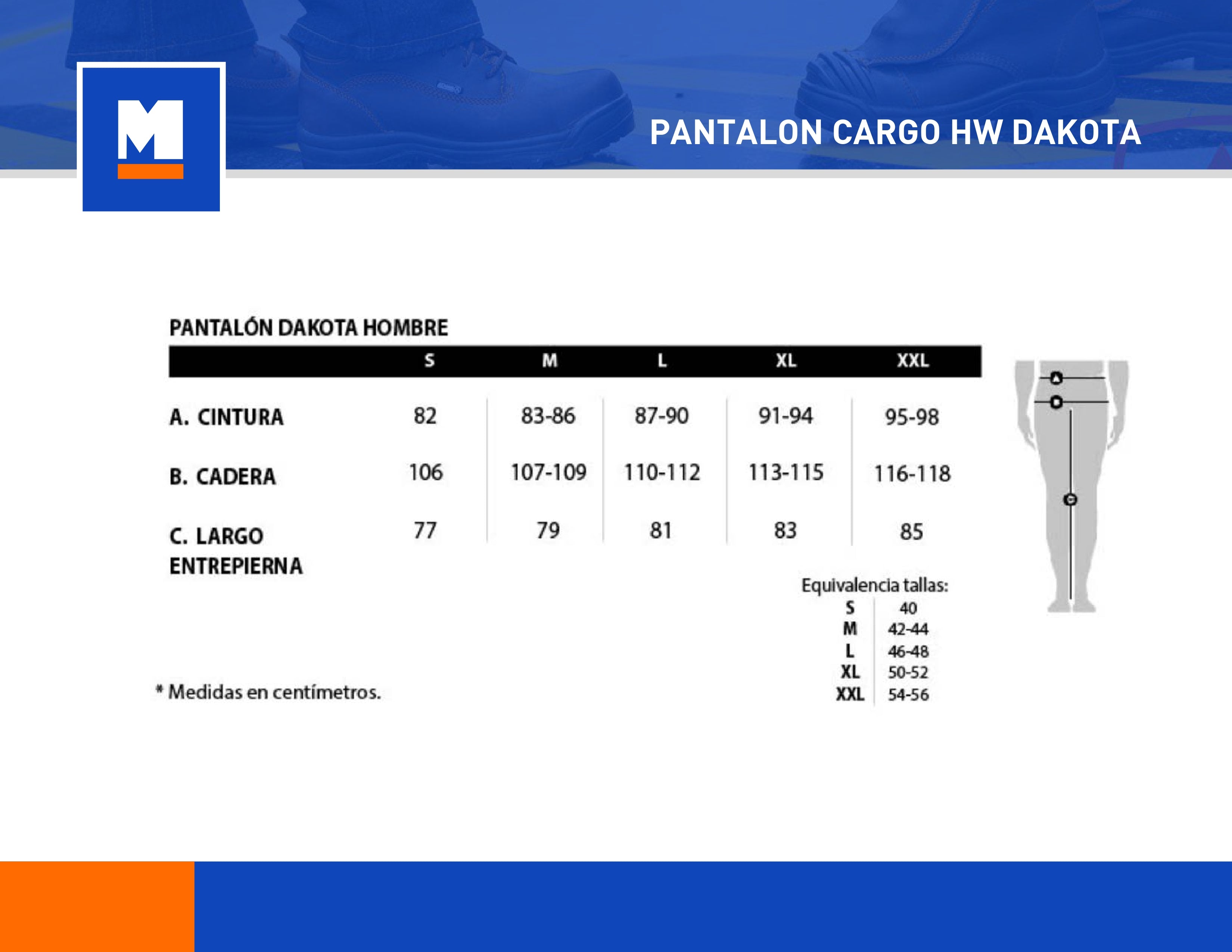 PANTALON CARGO HW DAKOTA