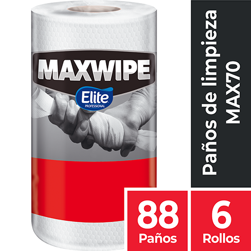 PAÑO MAXWIPE 40959 TRABAJO PESADO ROLLO 88 HJS UNIDAD