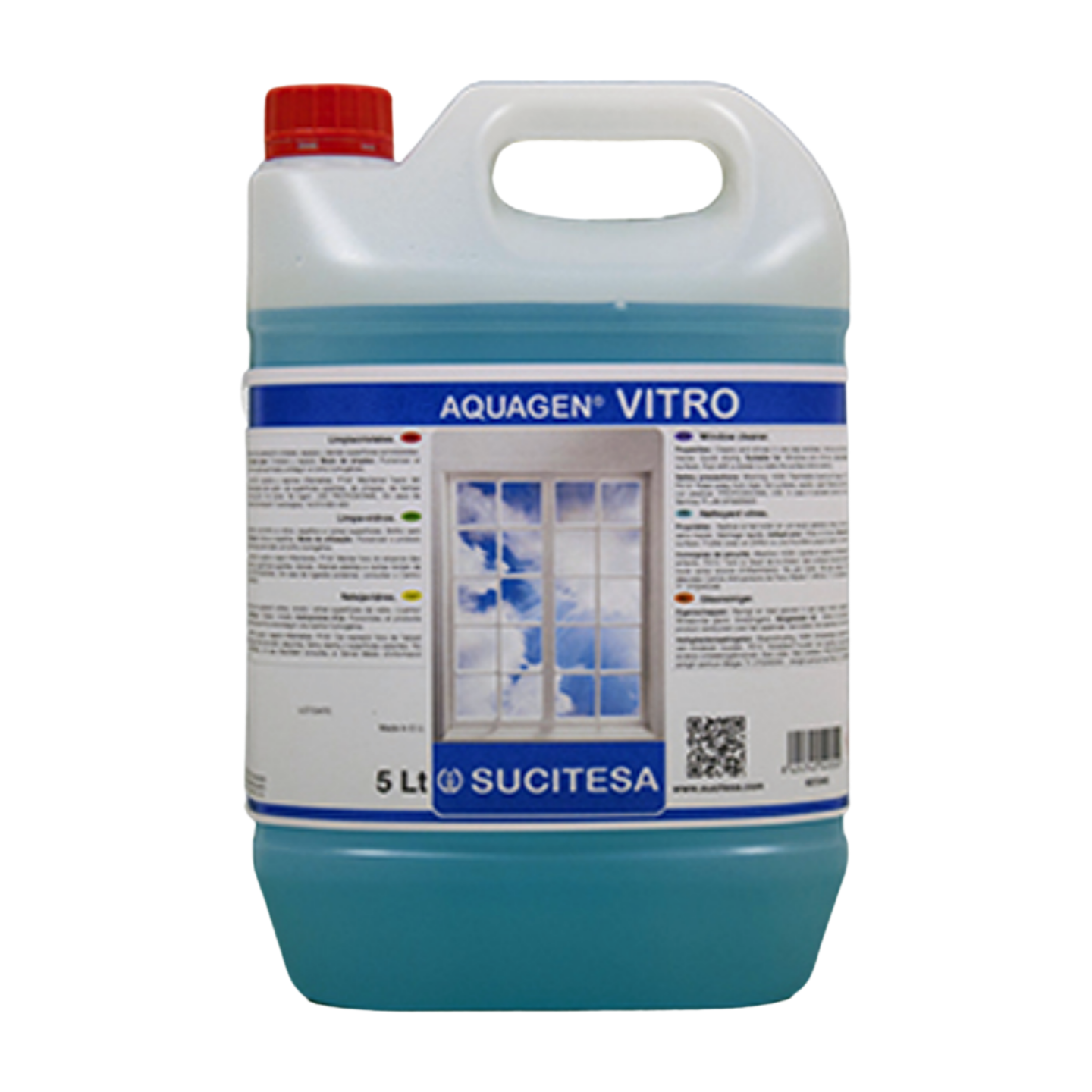 LIMPIAVIDRIOS VAINILLA AQUAGEN VITRO BP5 5LTS