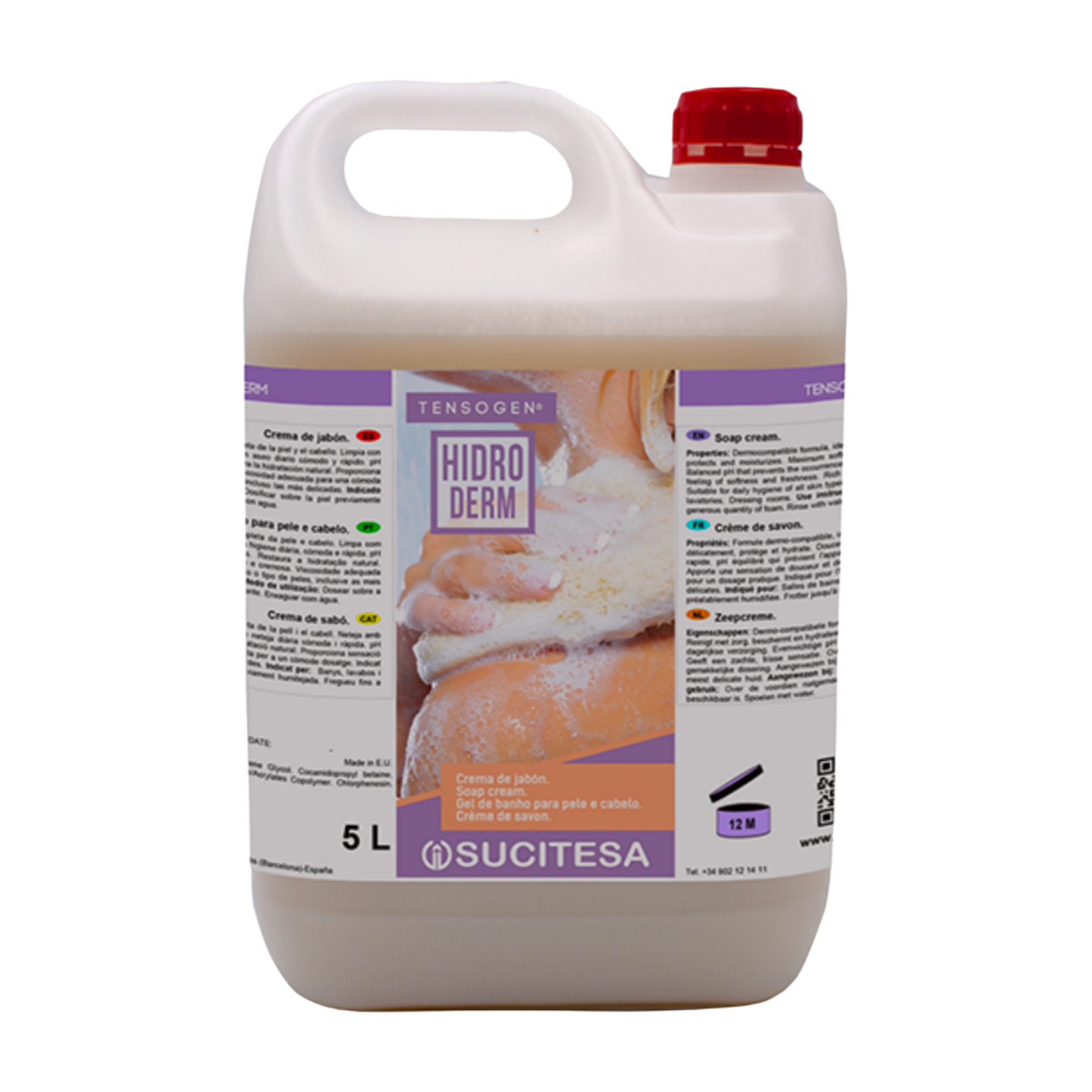 TENSOGEN HIDRODERM JABON Y SHAMPOO SUCITESA BIDEON 5 LITROS