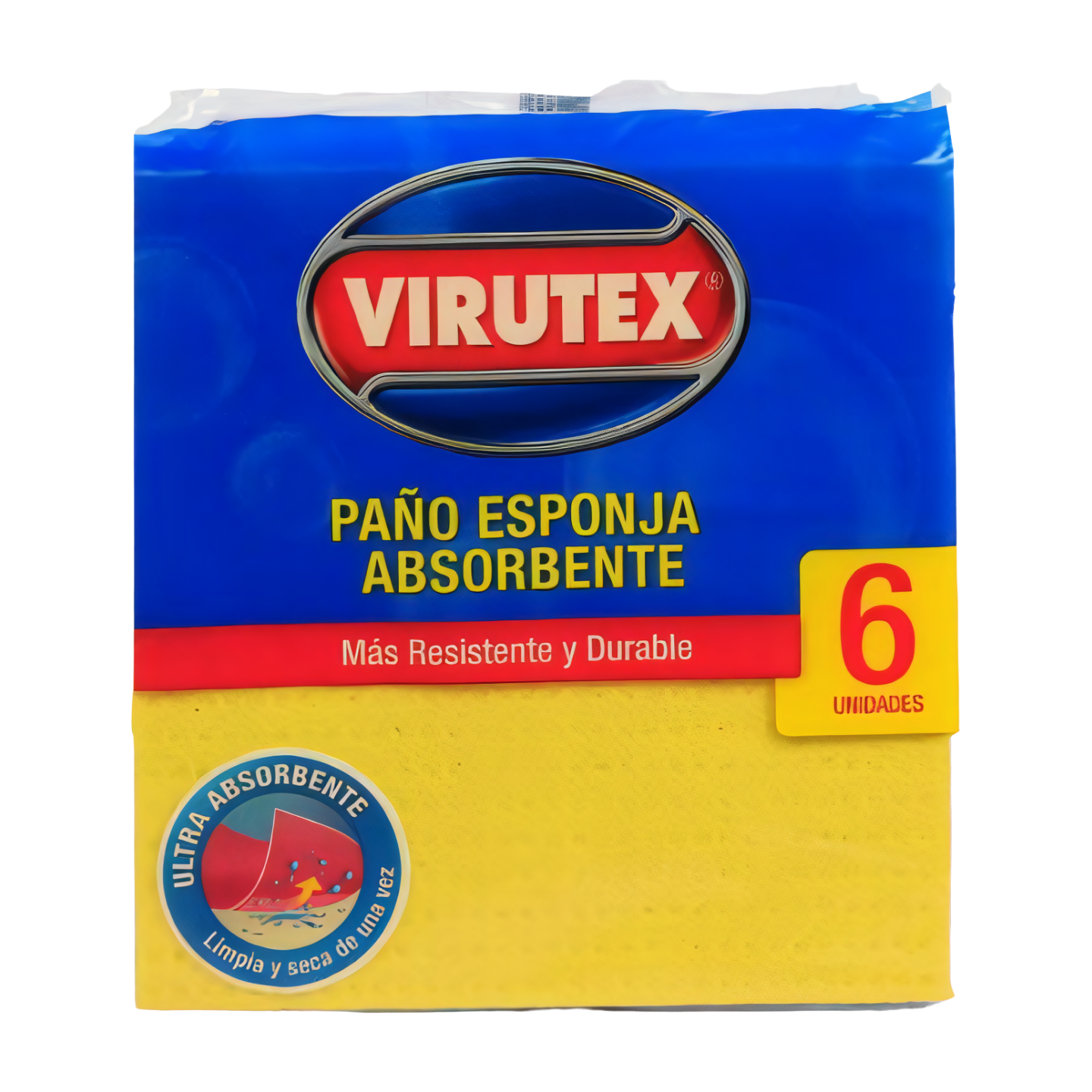 PANO ESPONJA X6 VIRUTEX CELULOSA SPONGI