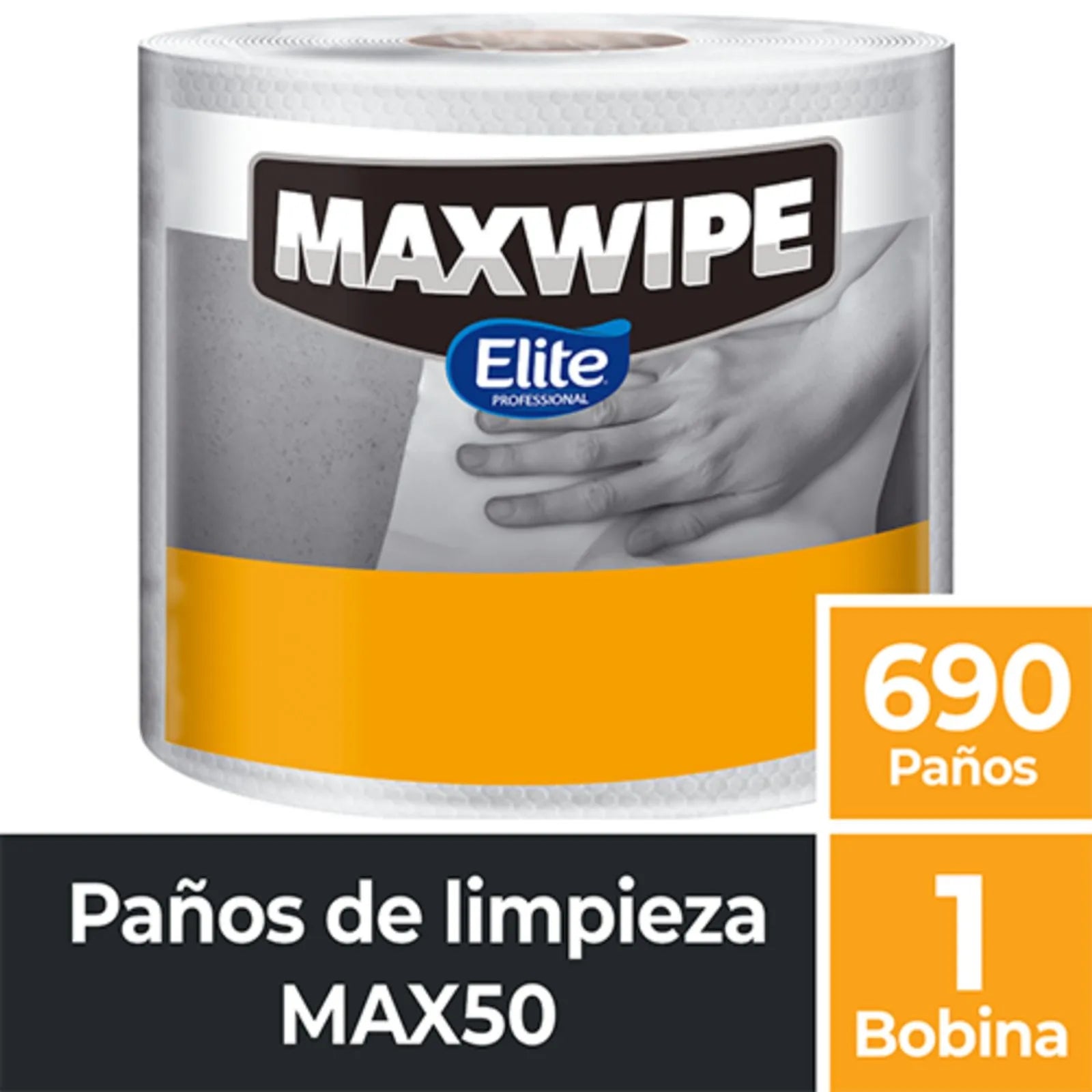 TOALLA ELITE MAX50 40973 PANO MAXWIPE BOBINA X690 U