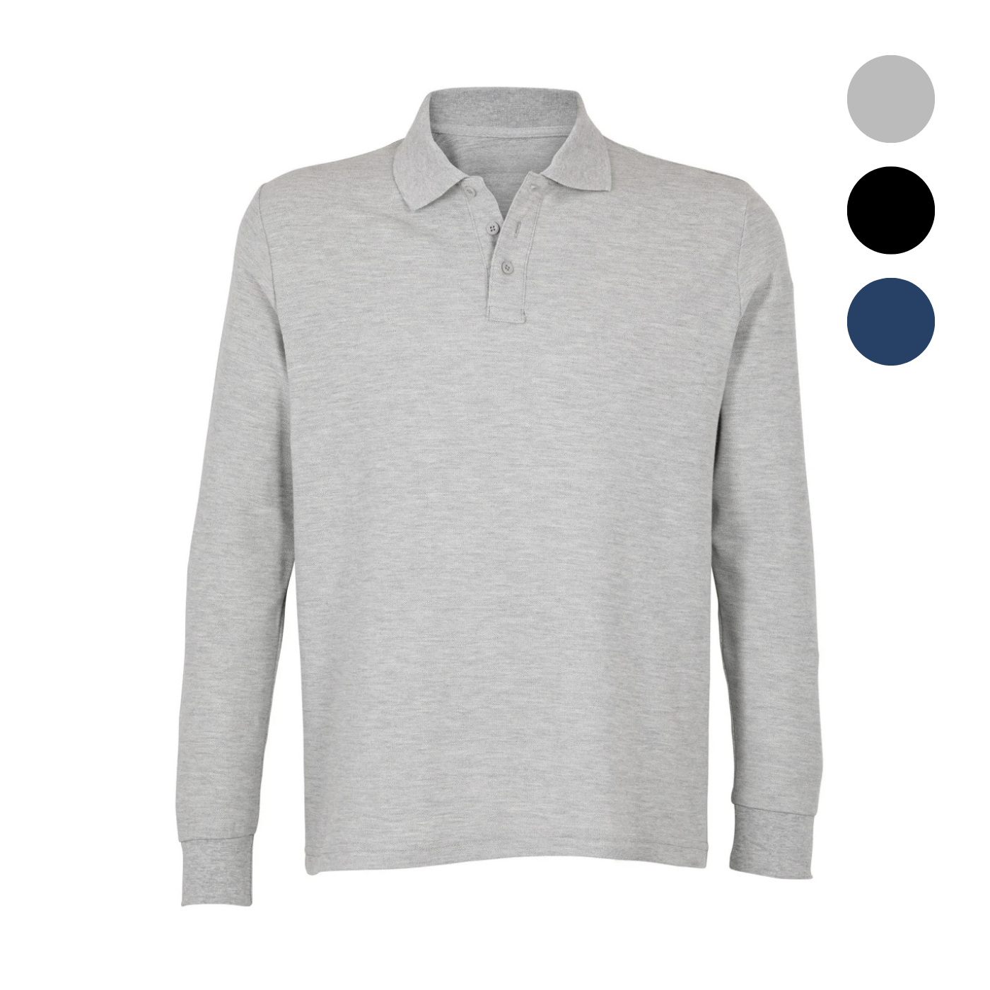 POLERA PIQUE HOMBRE M/LARGA MY SAFE