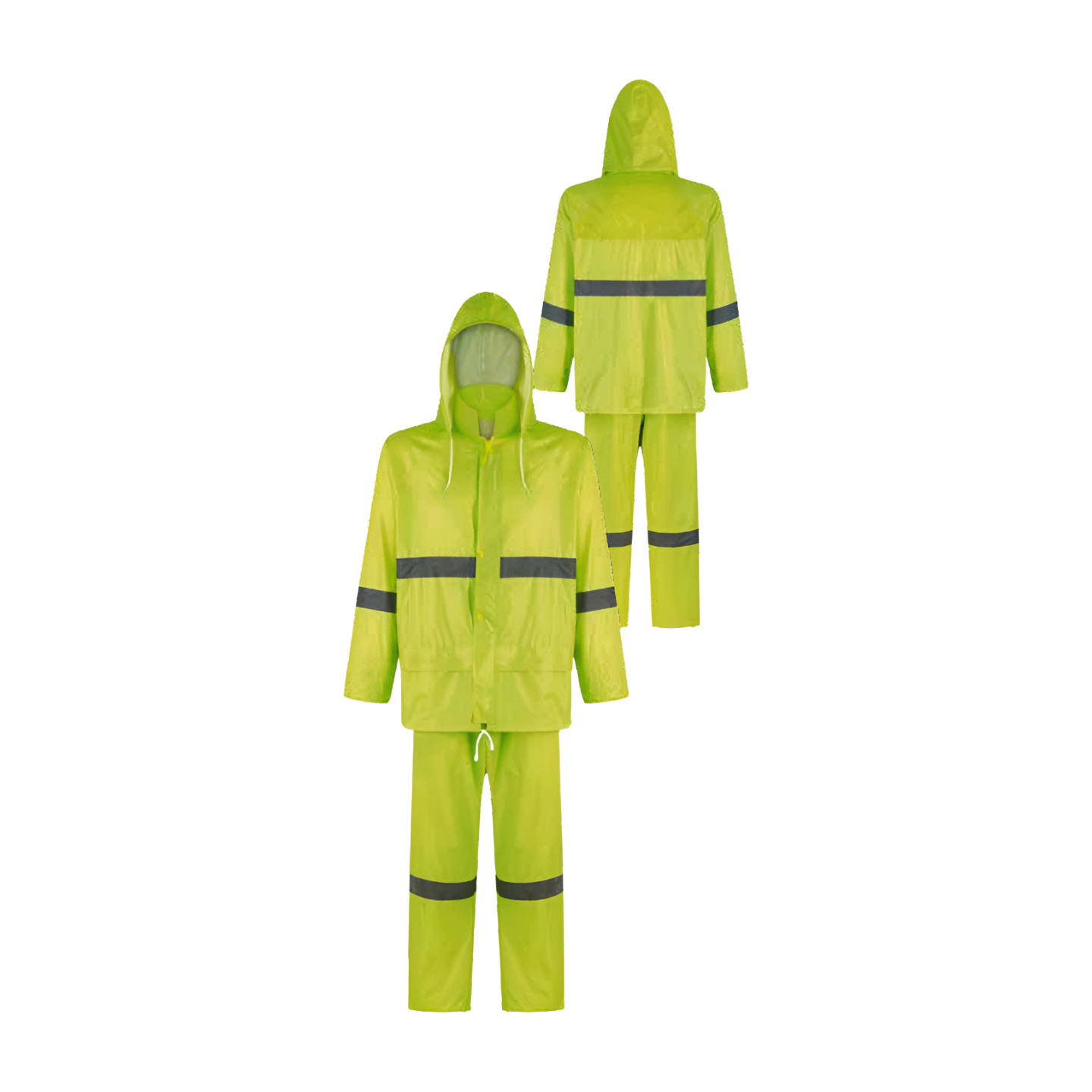 TRAJE DE AGUA SIBERIA AMARILLO FLUOR CON REFLECTANTE