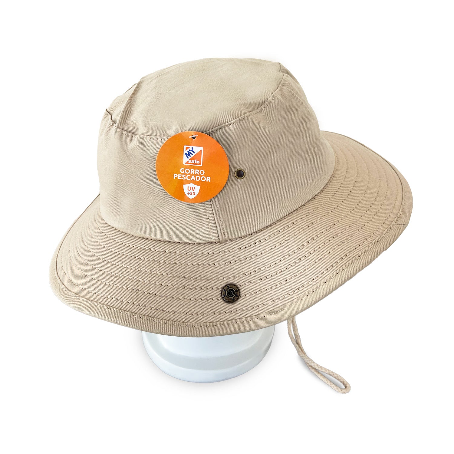 GORRO PESCADOR C/CORDON Y BROCHE